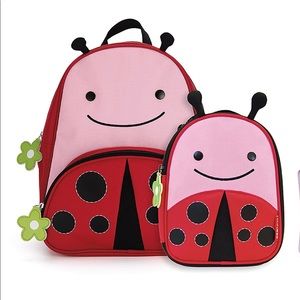 Skip Hop Zoo Ladybug Backpack and Lunchbox